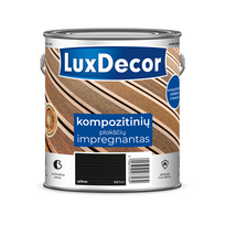 Kompozicinės dangos impregnantas LUXDECOR, 2,2 l, pilkos spalvos