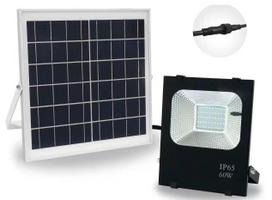LED prožektorius su saulės baterija ORRO Ivy-Ed5001-60W-Pir, su judesio davikliu, 60W, 550lm, 6500K,