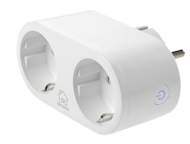Išmanusis šakotuvas DELTACO Smart Home Sh-P02E, 2 lizdų, su įž., WiFi, valdomas su programėle, 2,4 G