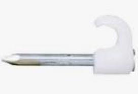 Laikiklis kabeliui SCHNEIDER Thorsman, 5-7 1.2x20 mm, su vinuku, apvaliam kabeliui, baltos sp., 2021