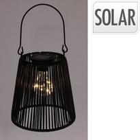 Pakabinamas žibintas SOLAR, 21 x 18 cm, metalinis, juodos sp.