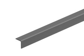 PVC kampinis apdailos profilis CEZAR Nr.174, spl. antracitas, 20x20x2750 mm, 627903