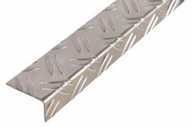 Aliuminio kampas, rifliuotas, matmenys 29,5 x 53,6 x 1000 mm, 468910