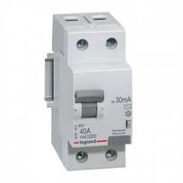 Nuotekio relė LEGRAND 402025, 2P, 40 A, 30 mA, AC