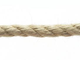 Daugiapluoštė virvė POSAMO VAUKA, 10mm, susukta, tamsiai rudos spalvos, 100 m