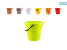 Plastikinis kibiras su snapeliu PLAFOR 5335, 12 l