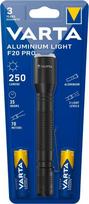 LED žibintuvėlis VARTA Aluminium Light F20 Pro, 250 lm, 70 m, 35 val., aliuminis korpusas, komplekta