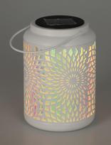 Pakabinamas žibintas SOLAR LANTERN, aukštis 18 cm, baltos sp.