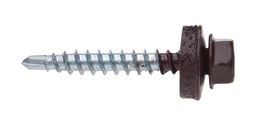 Savisriegiai GUNNEBO, 4,8 x 70 mm, 100 vnt., ZN Cinkuoti, su tarpine, raudonos spalvos RAL3009 (RR29