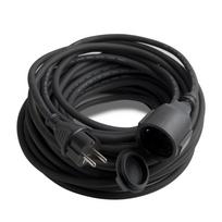 Ilgiklis ELECTRALINE, 1 lizd., 20m, su įž., 3x1,5, IP44, juodos sp., su dangteliu, 01661