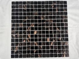 Mozaika MONA MOSAICS G21, 327 x 327 x 4 mm, 40 vnt./dėž., stiklo, spl. tamsi ruda/aukso