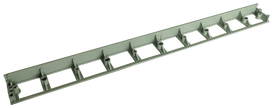 Plastikinis bortas, 45 x 1000 x 80 mm, žalios spalvos