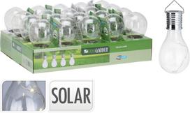 LED dekoratyvinė lemputė SOLAR, lemputės formos, pakabinama, 15 x 7,5cm