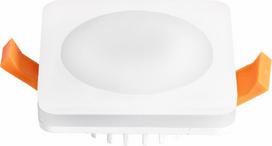 Įmontuojama LED panelė ORRO, MPL-18W-S, 18W, 1450 lm, 3000 K, kvadratinė, 110x110x30 mm, baltos sp.,