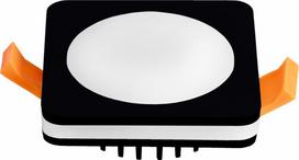 Įmontuojamas šviestuvas ORRO MPL-7W-SB, LED 7 W, 220-240 V, 450 lm, 3000 K, 30.000 h, kvadratinis, j