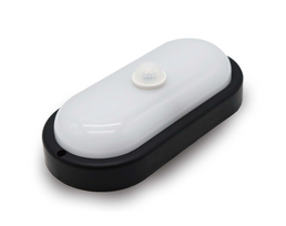Specialiųjų patalpų LED šviestuvas ORRO BL198EP02-PIR, 12W, 840 lm, IP54, su PIR judesio davikliu, v