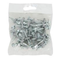 Stoginiai savisriegiai ETANCO, 4,8 x 28 mm, 25 vnt., cinkuoti, su tarpine, žalios spalvos RAL6020, (