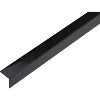 PVC kampinis profilis ARCANSAS 1564, 2600 x 20 x 20 mm, juodas, blizgus