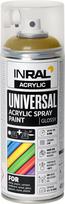 Aerozoliniai dažai INRAL ACRYLIC UNIVERSAL, 400 ml, perlo auksinė, blizgi, RAL1036