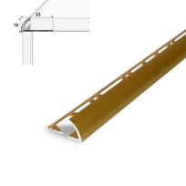 Aliumininė užbaigimo juostelė HESORA H 44 D1, 1.0 x 270 cm, mat. aukso spalvos, kilmės šalis ES