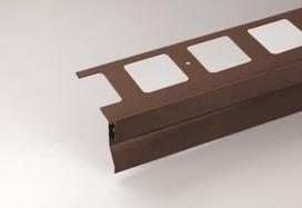 Profilis balkonų ir terasų užbaigimui ARCANSAS 430A/100, 2500 x 69 mm, aliuminis, akmens imitacija,