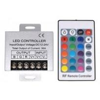Šviesos diodų juostos kontroleris ir pultas AVIDE, RGB+W, 432W, 28 mygtukai, 12-24V