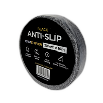 Neslystanti juosta FASTSHIFTER, 30mm x 10m x 0,65mm, juoda