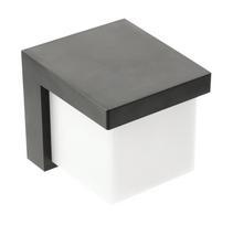 Lauko sieninis šviestuvas GTV Vasti, E27, maks. 12W, IP54, grafito sp.