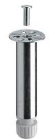 Baldų koja HETTICH, reguliuojama, sidabro spl., d-30 mm, 150-160 mm, 9230245