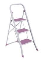 Kopėtėlės HERVIN EQUIPMENT, 3 pakopos, metalinės, spl rausva, 700 mm, SL-2123R-PINK