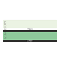 Ženklinimo juosta, 50 x 250 mm, lipdukas, švytintis, 2vnt.