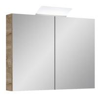 Vonios spintelė ELITA Mirror 80, 69,1 x 80 x 12 cm, pakabinama, viršutinė, veidrodis, 2D, LED apšvie