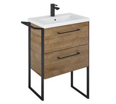 Vonios spintelės komplektas ELITA Set Cheese Plus Frame 60, 53 x 60 x 38,4 cm, apatinė, pastatoma, s