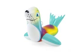 Pripučiamas plaustas BESTWAY Flash N' Splash Seal Ride-On, ruonio formos, 157x114 cm, 41479