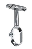Laikiklis ovaliai rūbų kartelei, vidurinis HETTICH, d15/30 chromuotas, 9216207
