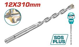 Grąžtas TOTAL, betonui, SDS plus cross, 12x310 mm, TAC311204C