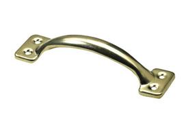 Baldų rankenėlė HETTICH, dengta žalvariu 127x32x28mm, 4050