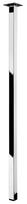 Baldų koja HETTICH, reguliuojama, sidabro spl., 800x25x25 mm, 1219