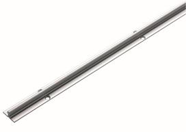 Stumdomų durų bėgelis HETTICH SlideLine12, prisukamas, spl. sidabro, 2 m, 9111016