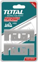 Obliaus peilių rinkinys TOTAL, 82X29X3.0 mm, HSS TAC618202