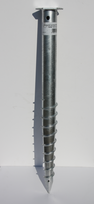 Įsukamas sraigtinis M tipo polius PROFIX, 76 x 1000 x 3 mm, M16, HEX-120mm, HDG