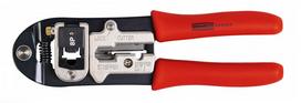 Modulinių jungčių presavimo replės MODECO EXPERT, 8P 6P 4P 195mm TPR SK5, MN-20-180