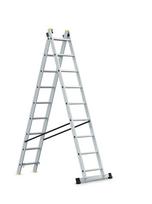 Kopėčios HERVIN EQUIPMENT, aliuminės, universalios, 2x9 pakopų, 2460-3790 mm, AC0209A
