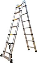 Kopėčios HERVIN EQUIPMENT, teleskopinės, 2x7 pakopų, 2130-4400 mm, CL-TEL207
