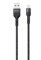 USB-iPhone laidas HAVIT M.Cube 728/6133, 1-1,2m, pinto audinio laidas