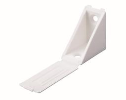Tvirtinimo kampukas HETTICH, pak. 4 vnt. 31x31x24mm, baltos sp., 9100042