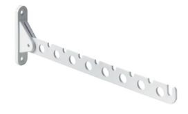 Atlenkiama kabykla rūbų pakaboms HETTICH, 310mm, baltos sp., 1568