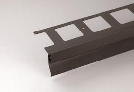 Profilis balkonų ir terasų užbaigimui ARCANSAS 430A/104, 2500 x 95 x 69 mm, aliuminis, akmens imitac