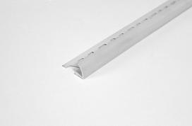 Kampas plytelėms ARCANSAS 253B/A/03, 2500 x 27 x 8 mm, plastikinis, išorinis, pilkas