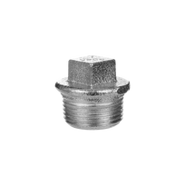 Aklė GEBO, 3/4", DN20, išorinis sriegis, cinkuotas ketus